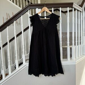 H&M Eyelet Babydoll Dress